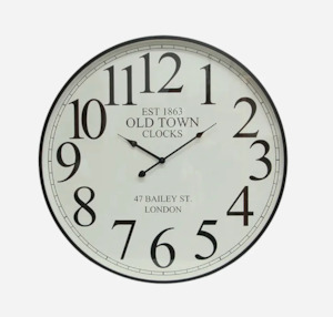 Noir Numeral Wall Clock