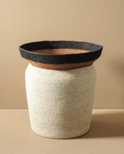 Contenere Black Tan Basket Small