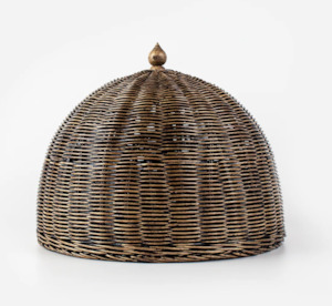 Lighting: Rattan Food Dome Brown