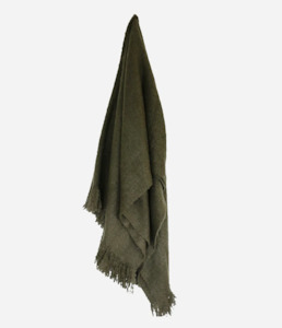 Otago Green Throw