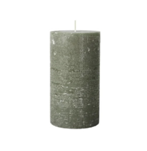 BROSTE Candle Pillar H180 Grape Leaf