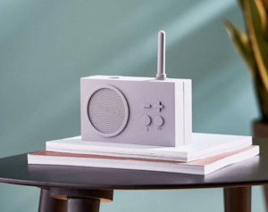 Radios And Electronic Accessories: Tykho 3 BT/FM Radio Speaker Light Grey
