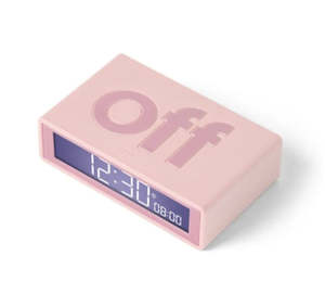 Radios And Electronic Accessories: Flip + Reversible Alarm Clock Pink