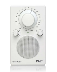 Radios And Electronic Accessories: PAL BT AM/FM BT Portable Radio White