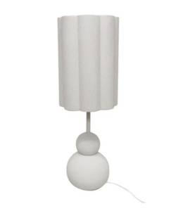 Windsor Table Lamp 69cm Concrete White