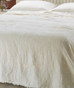Bed Linen And Towels: Blanket Leggera Oatmeal 260x240cm