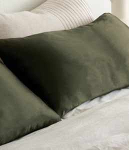 Silk Pillowcase Olive