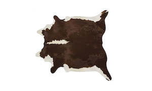 Sheepskins And Cow Hides: Brazillian Cowhide tan/white large