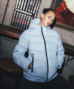 Huffer Womens SuperDown Jacket Mist Blue