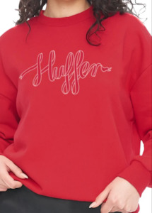 Apparel Bags Jewellery And Accessories: Slouch Crew With A Bow Cherry