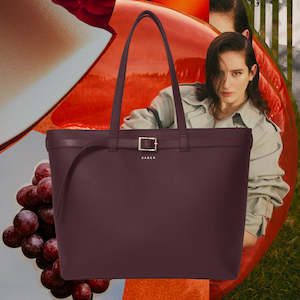Saben: TIA Shoulder Bag Merlot Bronze Foil