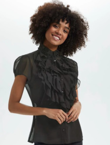 Apparel Bags Jewellery And Accessories: Saint Tropez Lilja Shirt Black