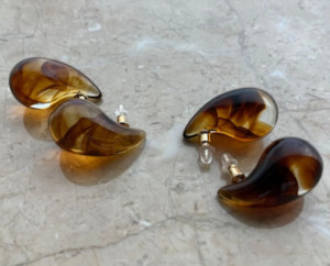 Jewellery: Earrings - Tear Drop Resin