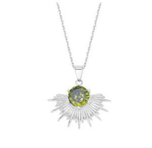 Jewellery: Solace Necklace Sterling Silver PERIDOT