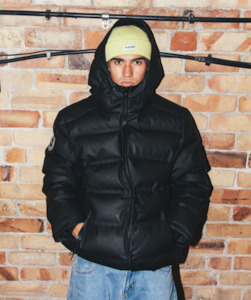 New: Huffer Mens SuperDown Jacket Black