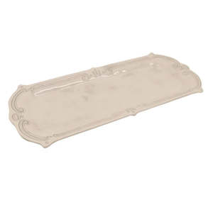 Melamine Serveware: Melamine French Grey Rect Platter 45cm