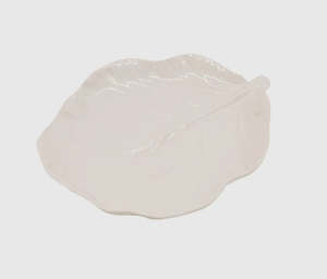 Melamine Serveware: Melamine Cabbage Leaf Large Platter 30cm