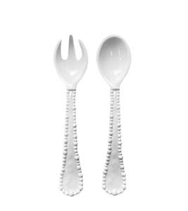 Melamine Serveware: Melamine Pearl Salad Servers