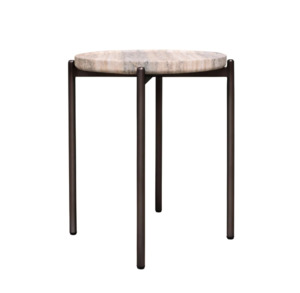 VISTA Athen Low Side Table Travertine