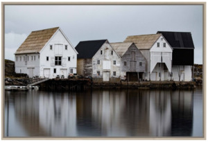 Wall Art: Nordic Spaces Canvas Framed 120x80cm