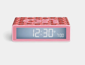 Lamps: Flip + Alarm Clock - Haring Heart Pink