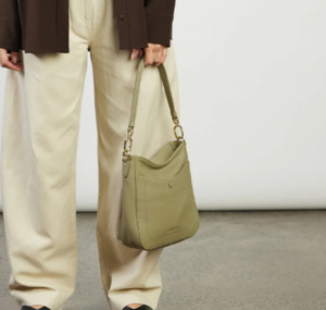Saben: Rosie Shoulder Bag Eucalyptus Pebble