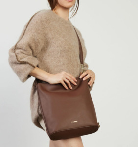 June Shoulder Bag Umber Pebble