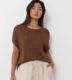 Helene Knit Top Chocolate