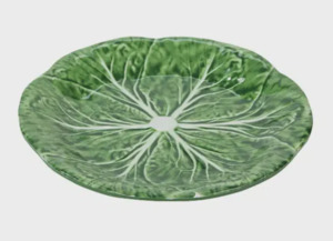Melamine Cabbage Dinner Plate Green