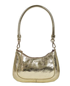 Saben: Saben Sammie Mini Bag Gold Crinkle