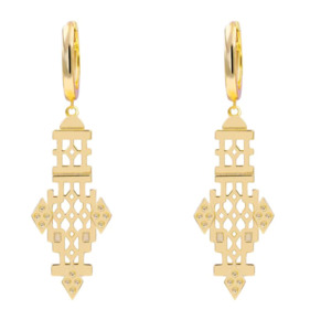 Jewellery: Florence Earring 18K Gold Plated