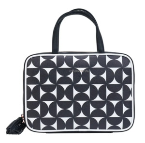 Beauty: Vanity Toiletries Bag B&W Geo