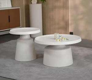 Furniture: Emerson Coffee Tables Set 2 - Stone
