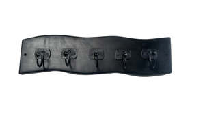 Furniture: Iron and Mango Wood 5 Hook Hanger