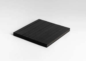 Furniture: Arm Chair Side Rest Black Oak