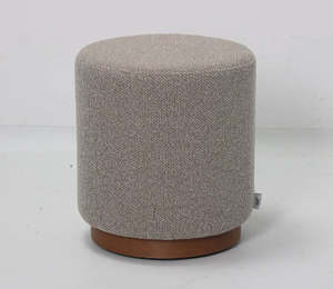 Furniture: Hickory Small Ottoman