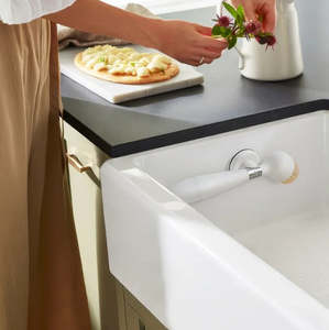 Home Decor: V2 - Dish Brush - Suction- White