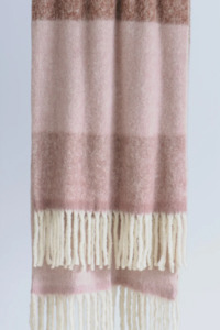 Home Decor: Throw Blanket-Arundel Plum Blossom- 240 x 130cm