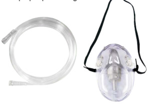 Respiratory Care: Oxygen Mask with Tubing