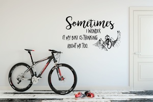 Wall Decal Mountain Bike Dreaming - Grafix Wall Art - New Zealand Made
