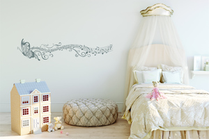 Wall Decal Butterfly Music - Grafix Wall Art - New Zealand