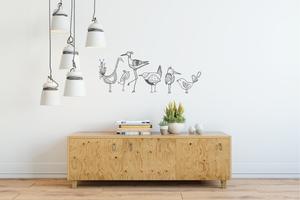Wall Decals Arty Birds decals - Grafix Wall Art - New Zealand Made