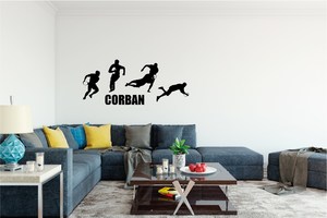 Products: Wall Decal Rugby Scene - Grafix Wall Art - New Zealand Made