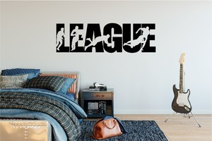 Products: Wall Decal LEAGUE Wall Decal - Grafix Wall Art - New Zealand Made
