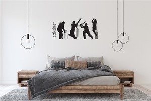 Products: Wall Decal Cricket Stars - Grafix Wall Art - New Zealand Made