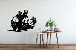 Products: Wall Decal Bike Racing decal - Grafix Wall Art - New Zealand Made
