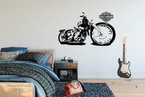 Products: Wall Decal Harley Davidson - Grafix Wall Art - New Zealand Made