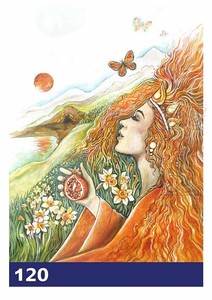 Products: Persephone Tarot Card