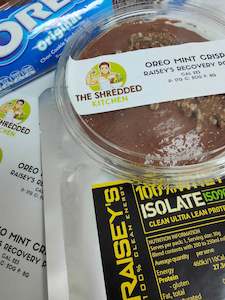 Pre Post Workout Snacks: 5 x Oreo Mint Crisp (Raisey's Recovery Pots)
