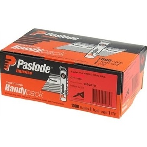 Products: 3.15 X 90 304 PASLODE 1000 GUN NAILS & FUEL (D-HEAD) B20810 - Grandas